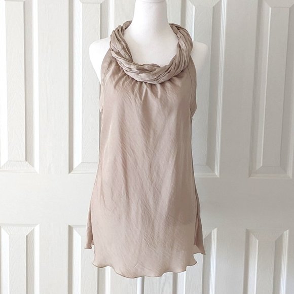 SPENCE Women's  Sleeveless Top Blouse Size M Champaign NWOT - Picture 1 of 6